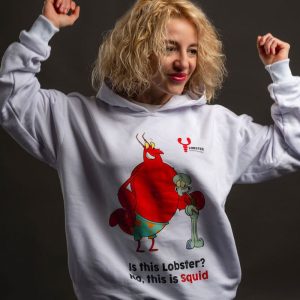 Lobster Slogan Hoodie