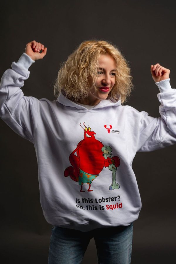 Lobster Slogan Hoodie