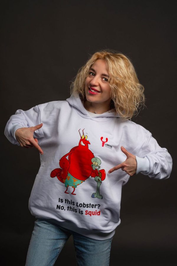 Lobster Slogan Hoodie - Image 2